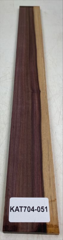 Fretboard Mexican Rosewood / Katalox 720x75x10mm Unique Piece #051